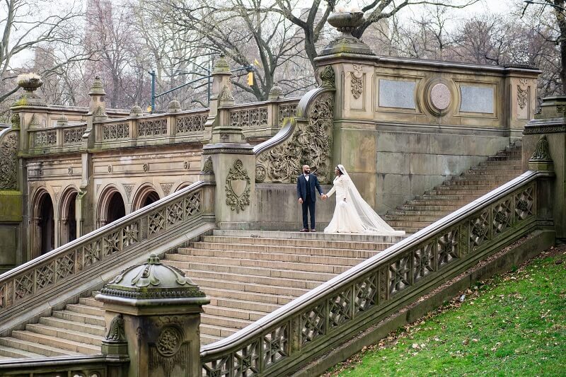 Bethesda Terrace Arch Bridge in Central Park, New York Cit…